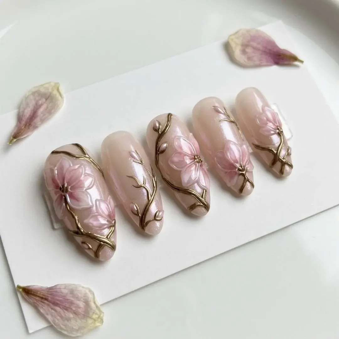 press on nails, custom press on nails, fake nails, Nails Art, stained glass nails, gold press on nails, 3d press on nails, luxury press on nails, handmade press on nails