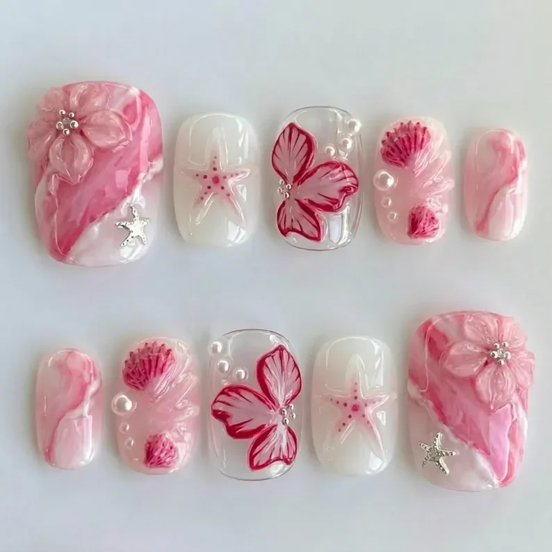 press on nails, custom press on nails, fake nails, Nails Art, stained glass nails, gold press on nails, 3d press on nails, luxury press on nails, handmade press on nails