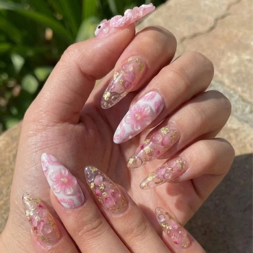 press on nails, custom press on nails, fake nails, Nails Art, stained glass nails, gold press on nails, 3d press on nails, luxury press on nails, handmade press on nails