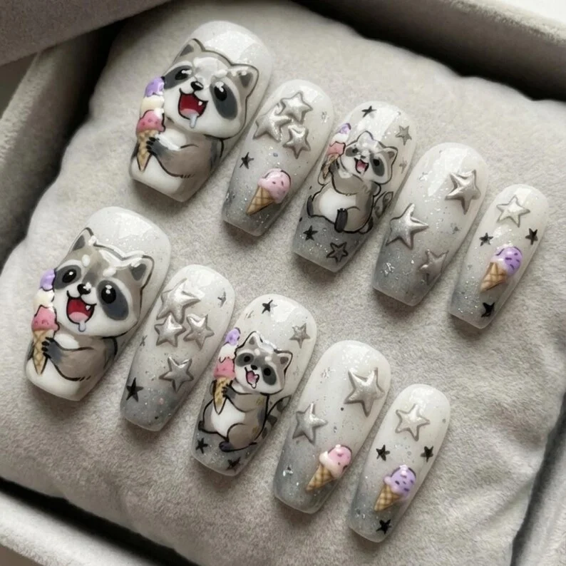 press on nails, custom press on nails, fake nails, Nails Art, stained glass nails, gold press on nails, 3d press on nails, luxury press on nails, handmade press on nails