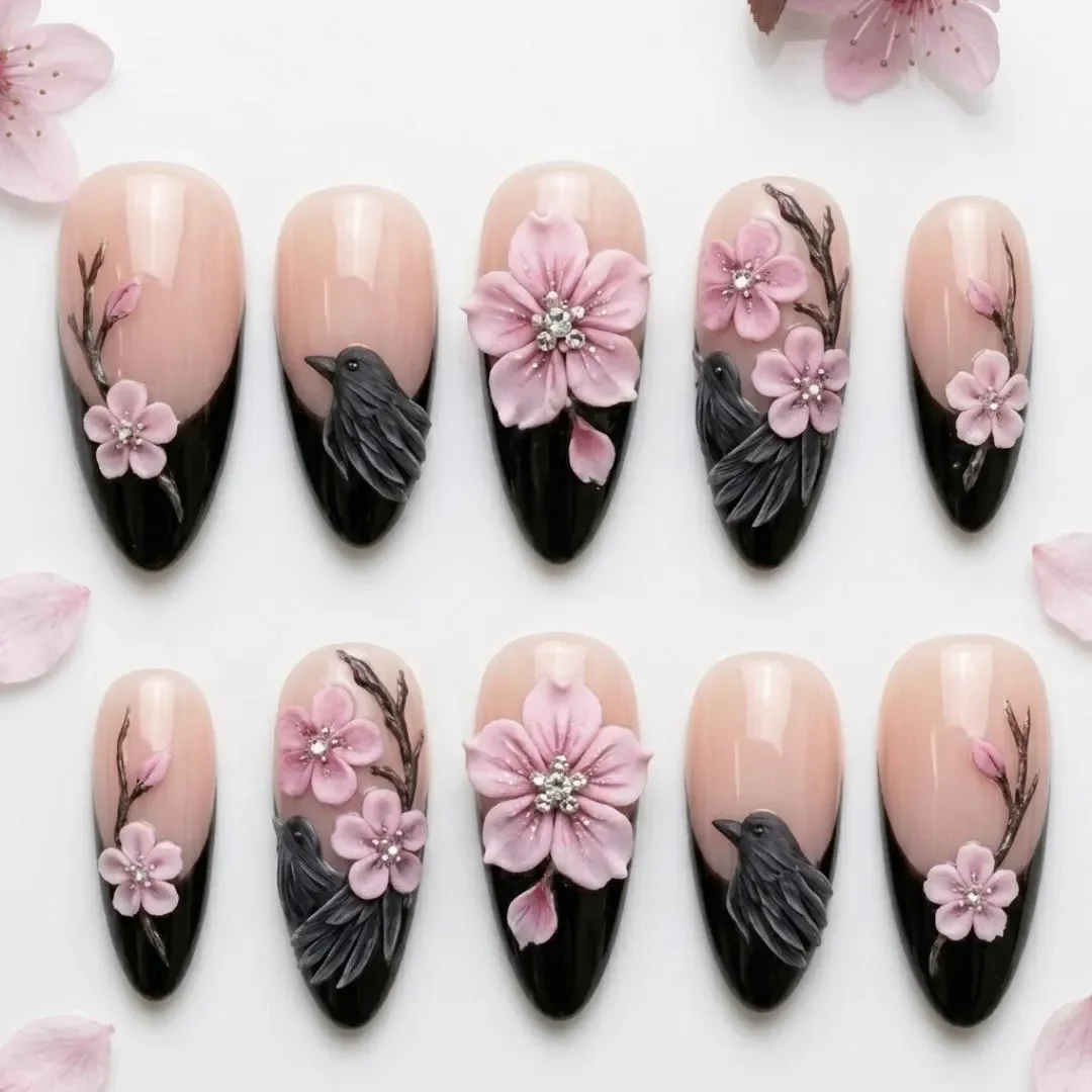 press on nails, custom press on nails, fake nails, Nails Art, stained glass nails, gold press on nails, 3d press on nails, luxury press on nails, handmade press on nails