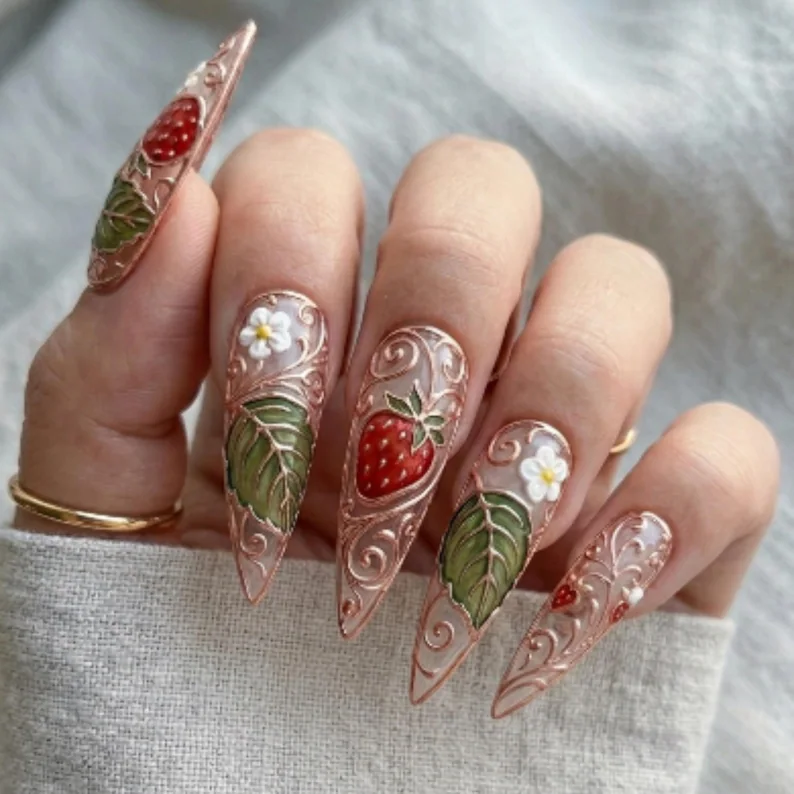 press on nails, custom press on nails, fake nails, Nails Art, stained glass nails, gold press on nails, 3d press on nails, luxury press on nails, handmade press on nails