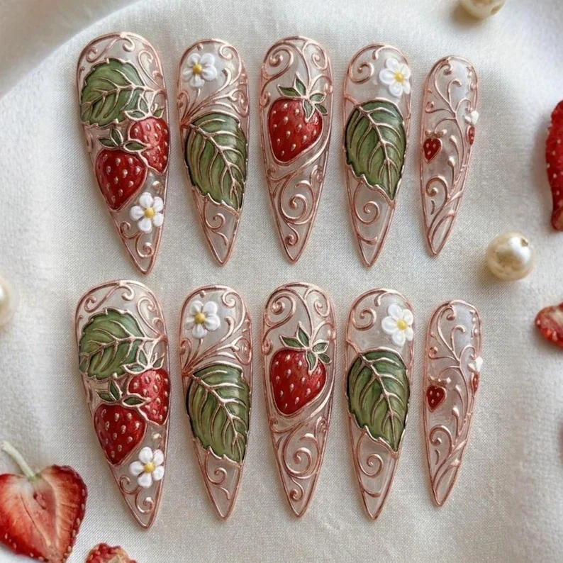press on nails, custom press on nails, fake nails, Nails Art, stained glass nails, gold press on nails, 3d press on nails, luxury press on nails, handmade press on nails