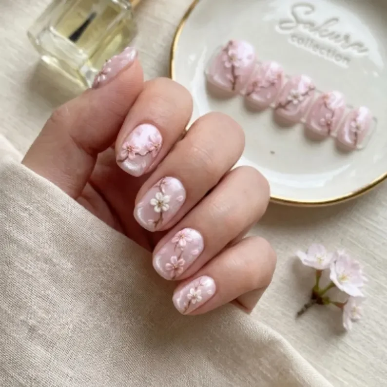 press on nails, custom press on nails, fake nails, Nails Art, stained glass nails, gold press on nails, 3d press on nails, luxury press on nails, handmade press on nails