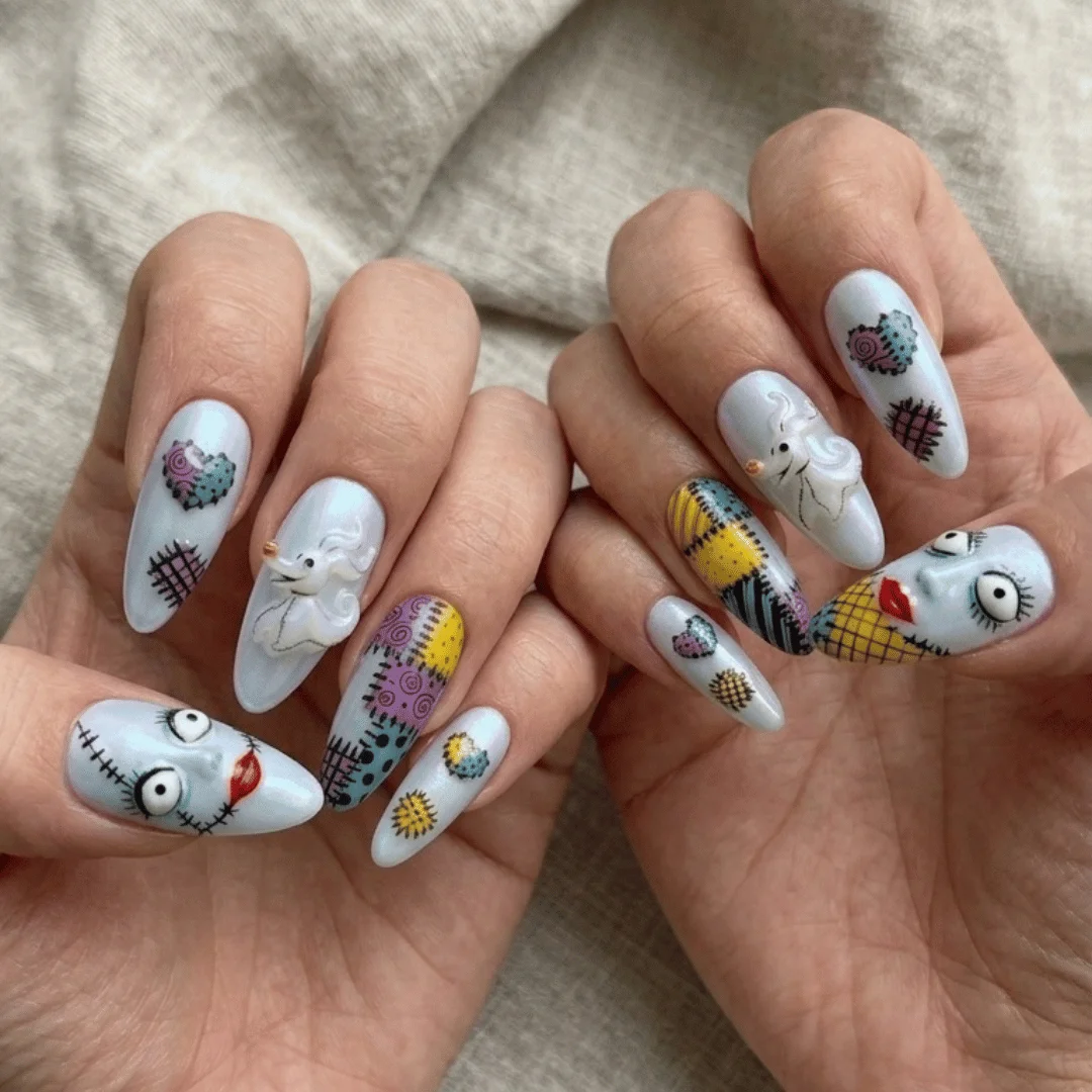 Luxury handmade, Fan art nails, press on nails, custom press on nails, fake nails, Nails Art, stained glass nails, gold press on nails, 3d press on nails, luxury press on nails, handmade press on nails