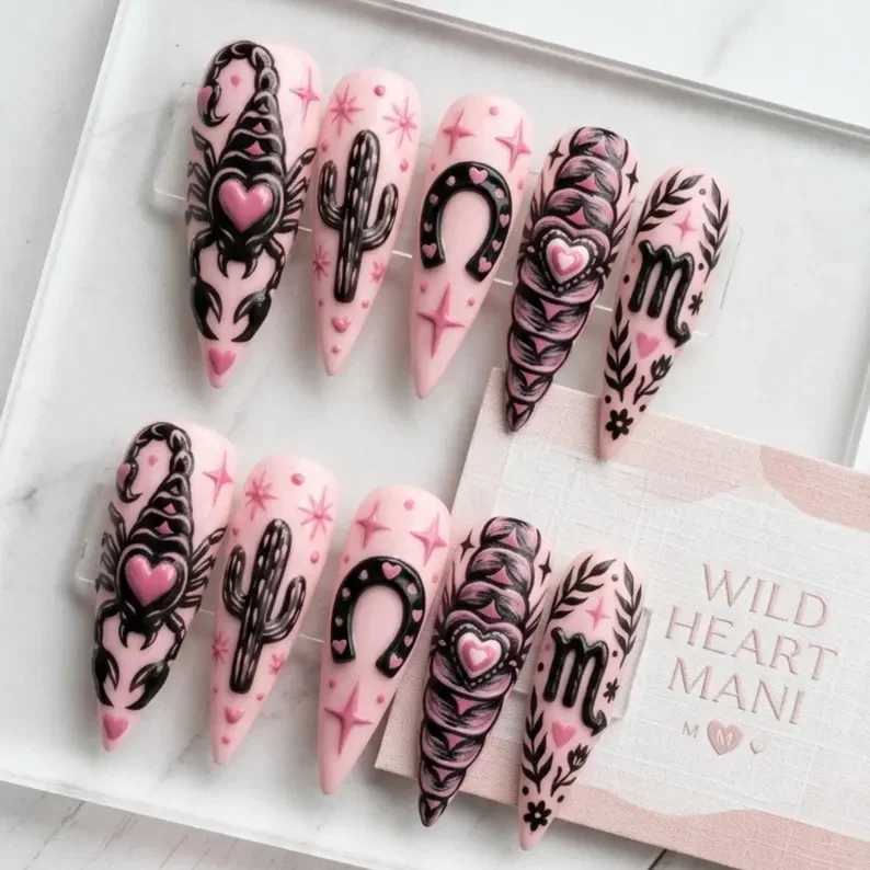 press on nails, custom press on nails, fake nails, Nails Art, stained glass nails, gold press on nails, 3d press on nails, luxury press on nails, handmade press on nails