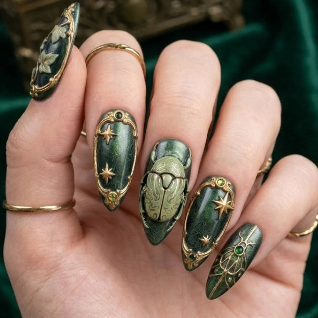 press on nails, custom press on nails, fake nails, Nails Art, stained glass nails, gold press on nails, 3d press on nails, luxury press on nails, handmade press on nails