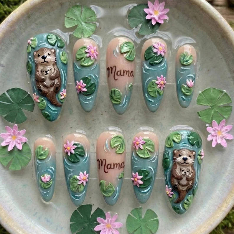 press on nails, custom press on nails, fake nails, Nails Art, stained glass nails, gold press on nails, 3d press on nails, luxury press on nails, handmade press on nails