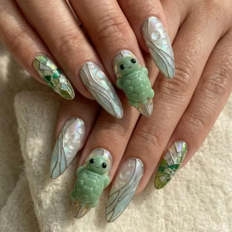 Press On Nails, Handmade Nail Art, press on nails, custom press on nails, fake nails, Nails Art, stained glass nails, gold press on nails, 3d press on nails, luxury press on nails, handmade press on nails