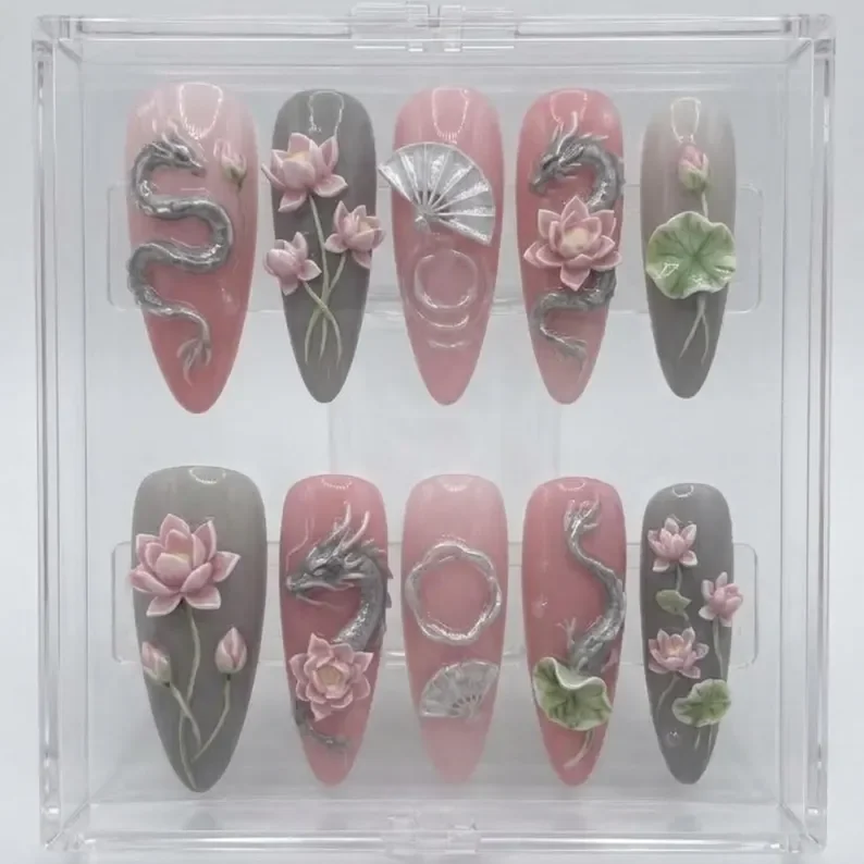 press on nails, custom press on nails, fake nails, Nails Art, stained glass nails, gold press on nails, 3d press on nails, luxury press on nails, handmade press on nails