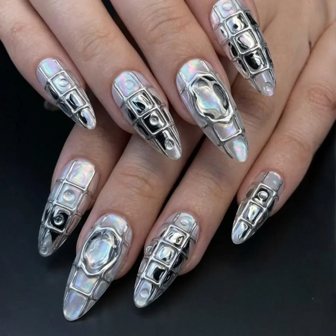 press on nails, custom press on nails, fake nails, Nails Art, stained glass nails, gold press on nails, 3d press on nails, luxury press on nails, handmade press on nails