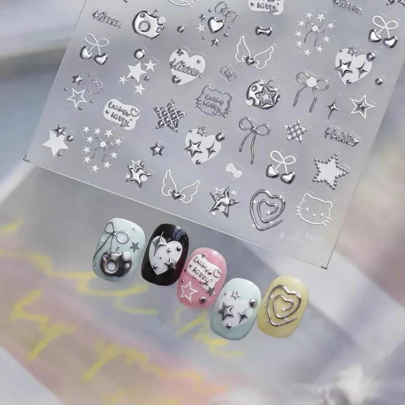press on nails, custom press on nails, fake nails, Nails Art, stained glass nails, gold press on nails, 3d press on nails, luxury press on nails, handmade press on nails