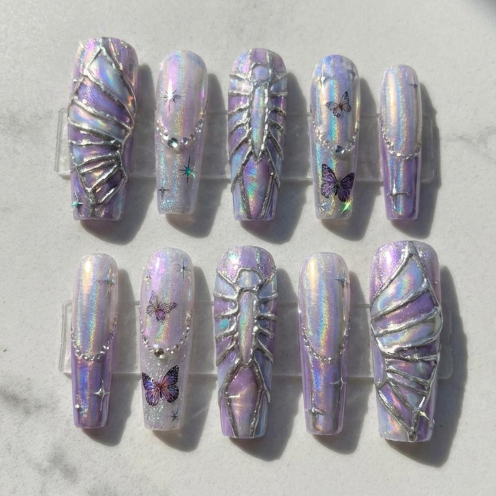 press on nails, custom press on nails, fake nails, Nails Art, stained glass nails, gold press on nails, 3d press on nails, luxury press on nails, handmade press on nails