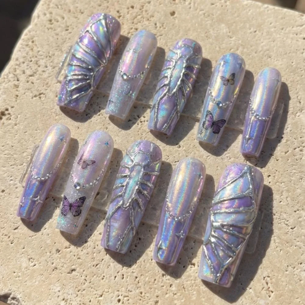 press on nails, custom press on nails, fake nails, Nails Art, stained glass nails, gold press on nails, 3d press on nails, luxury press on nails, handmade press on nails