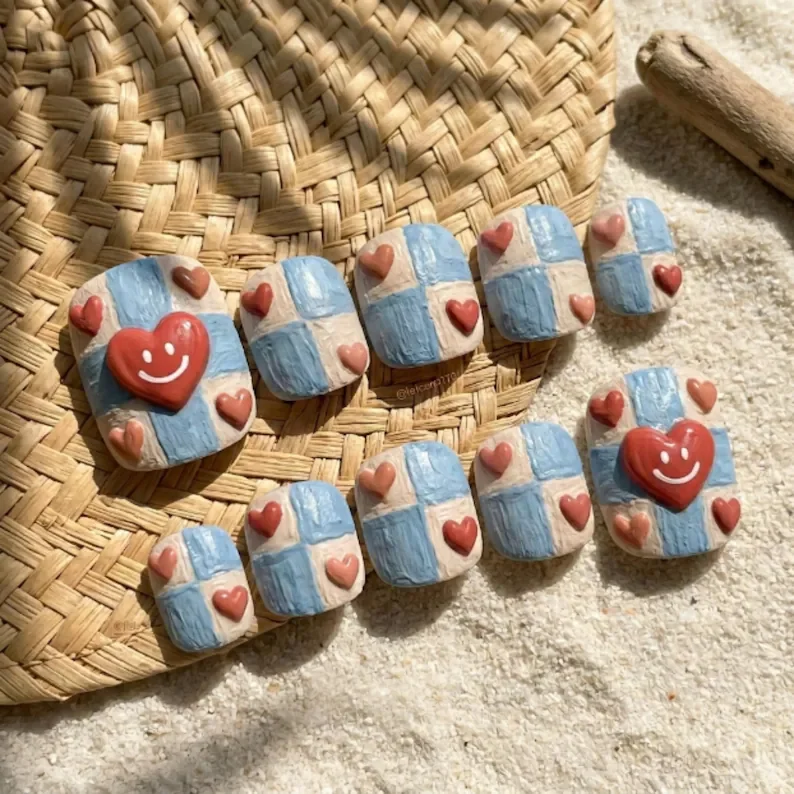 press on nails, custom press on nails, fake nails, Nails Art, stained glass nails, gold press on nails, 3d press on nails, luxury press on nails, handmade press on nails