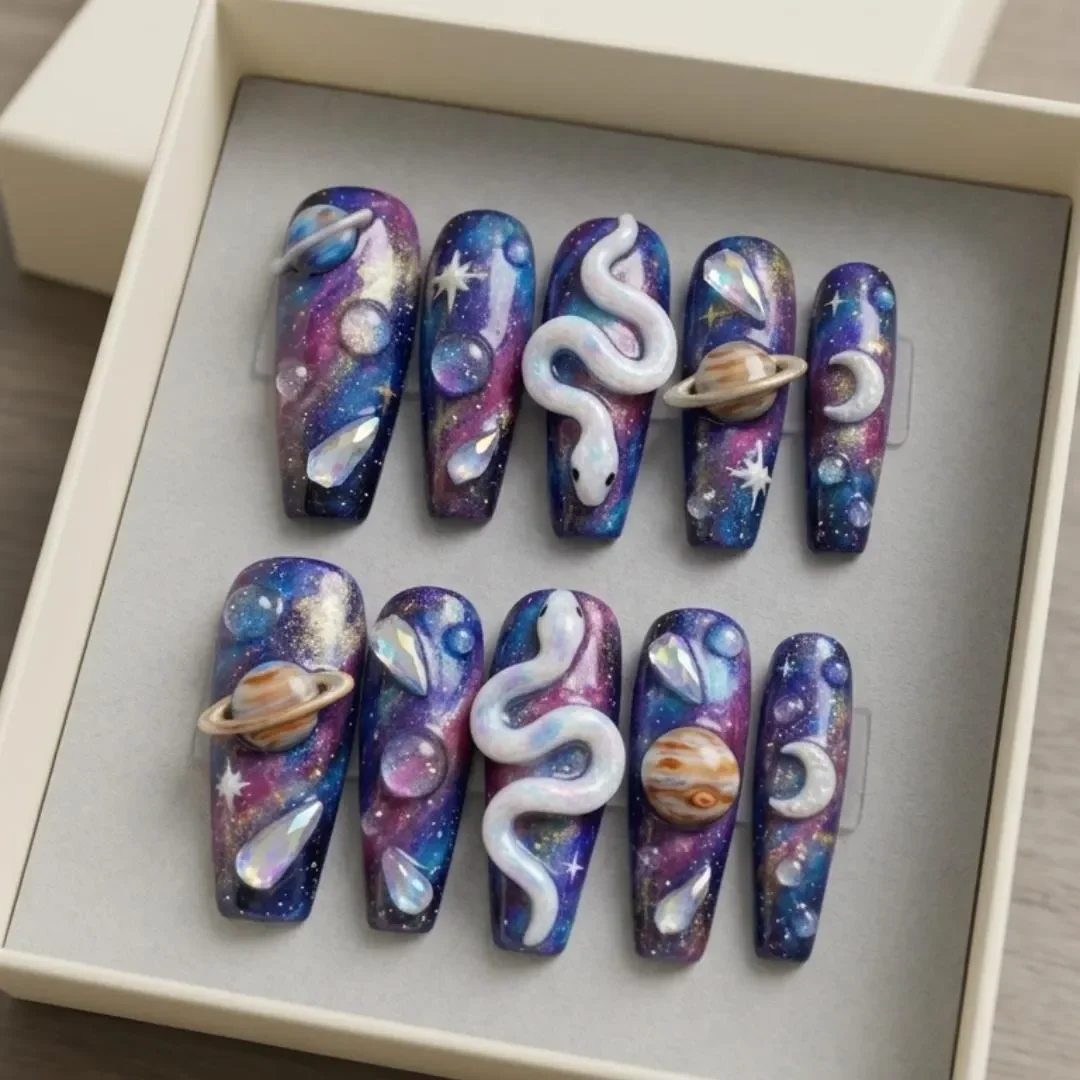 press on nails, custom press on nails, fake nails, Nails Art, stained glass nails, gold press on nails, 3d press on nails, luxury press on nails, handmade press on nails