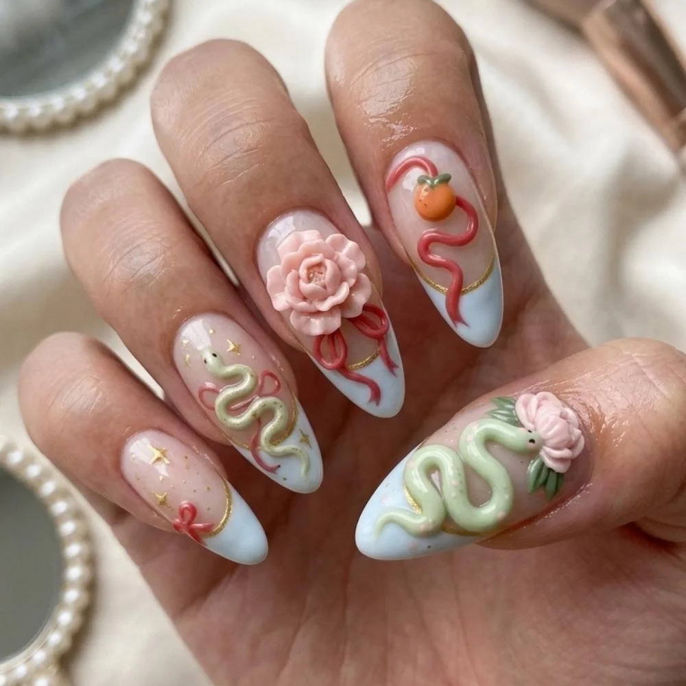 press on nails, custom press on nails, fake nails, Nails Art, stained glass nails, gold press on nails, 3d press on nails, luxury press on nails, handmade press on nails