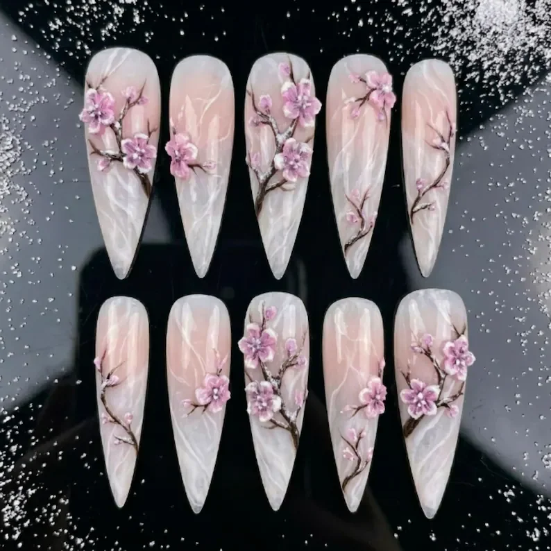 press on nails, custom press on nails, fake nails, Nails Art, stained glass nails, gold press on nails, 3d press on nails, luxury press on nails, handmade press on nails