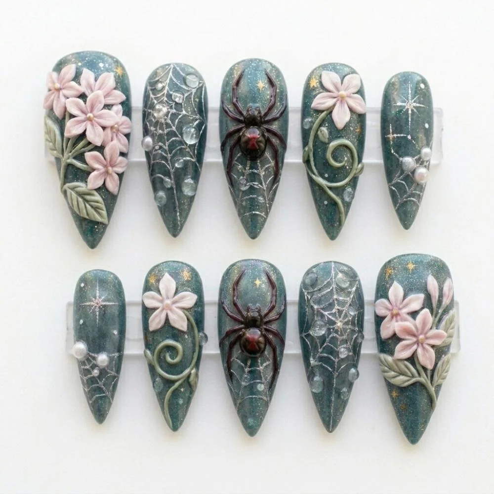 press on nails, custom press on nails, fake nails, Nails Art, stained glass nails, gold press on nails, 3d press on nails, luxury press on nails, handmade press on nails
