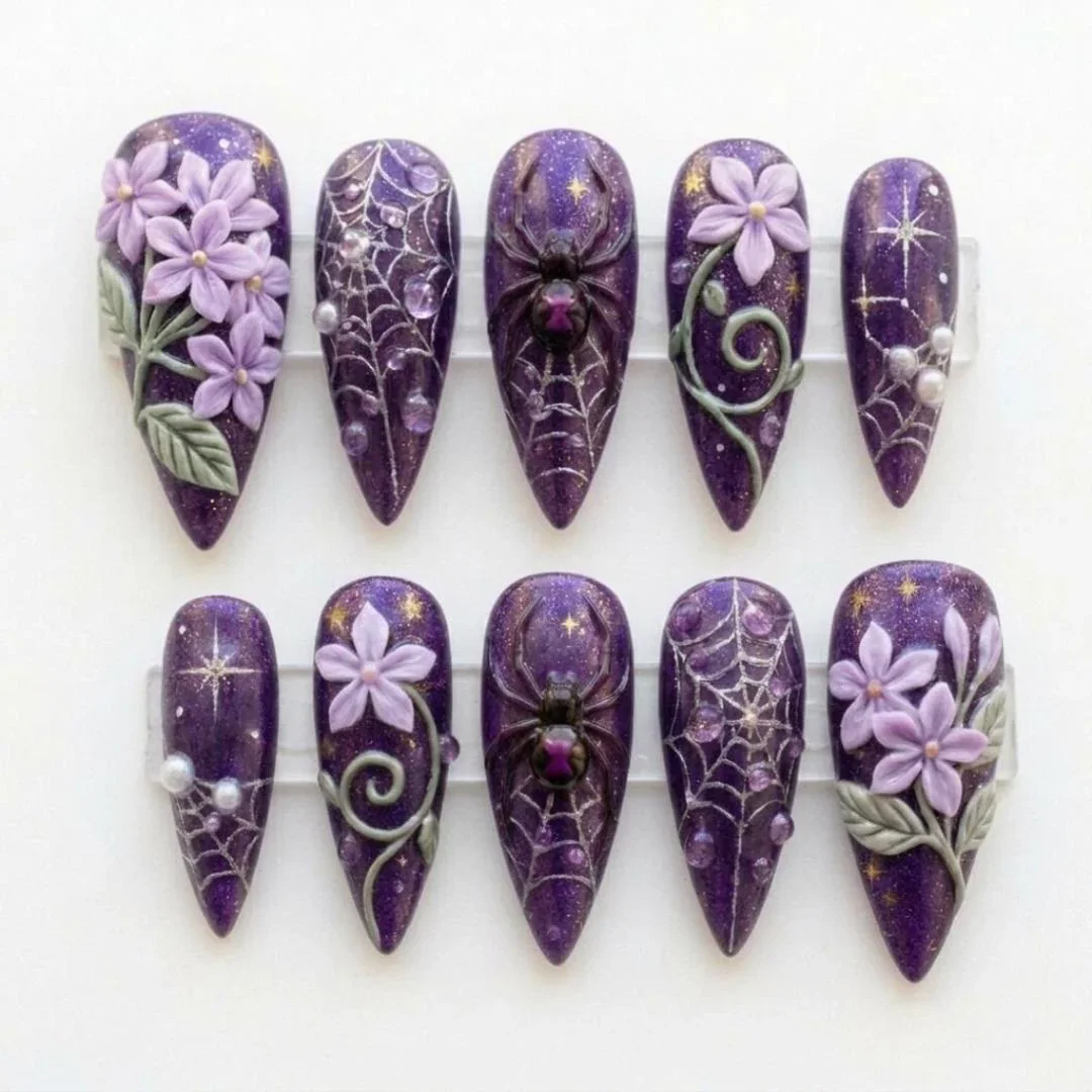 press on nails, custom press on nails, fake nails, Nails Art, stained glass nails, gold press on nails, 3d press on nails, luxury press on nails, handmade press on nails