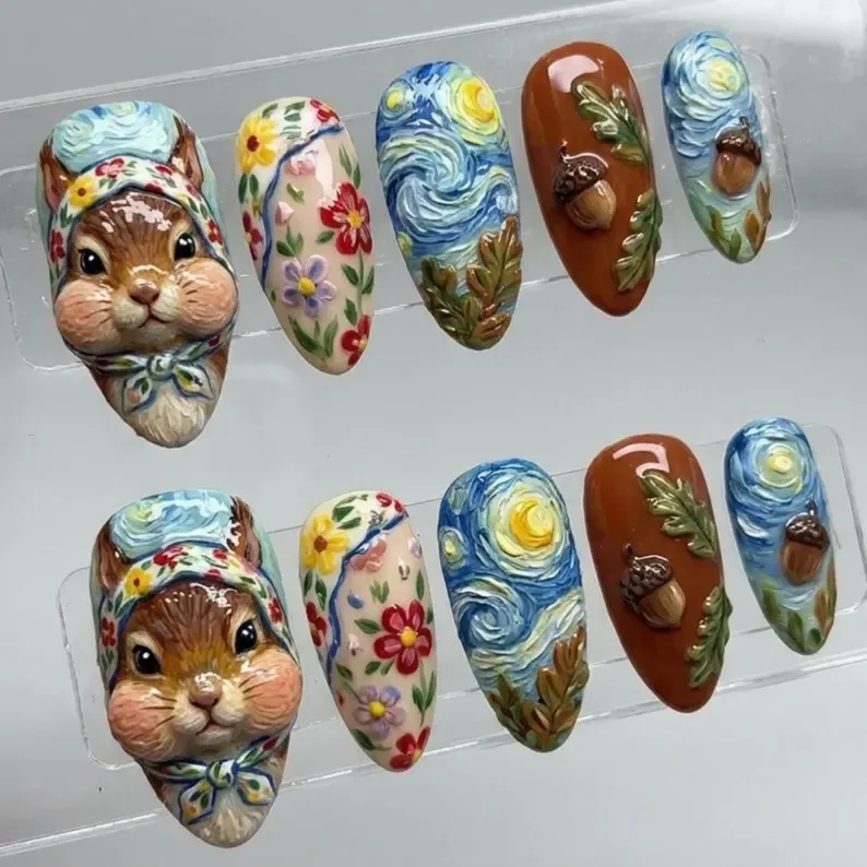 press on nails, custom press on nails, fake nails, Nails Art, stained glass nails, gold press on nails, 3d press on nails, luxury press on nails, handmade press on nails