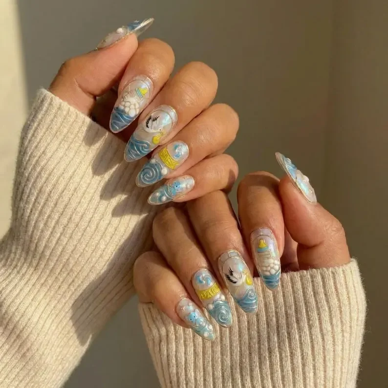 press on nails, custom press on nails, fake nails, Nails Art, stained glass nails, gold press on nails, 3d press on nails, luxury press on nails, handmade press on nails
