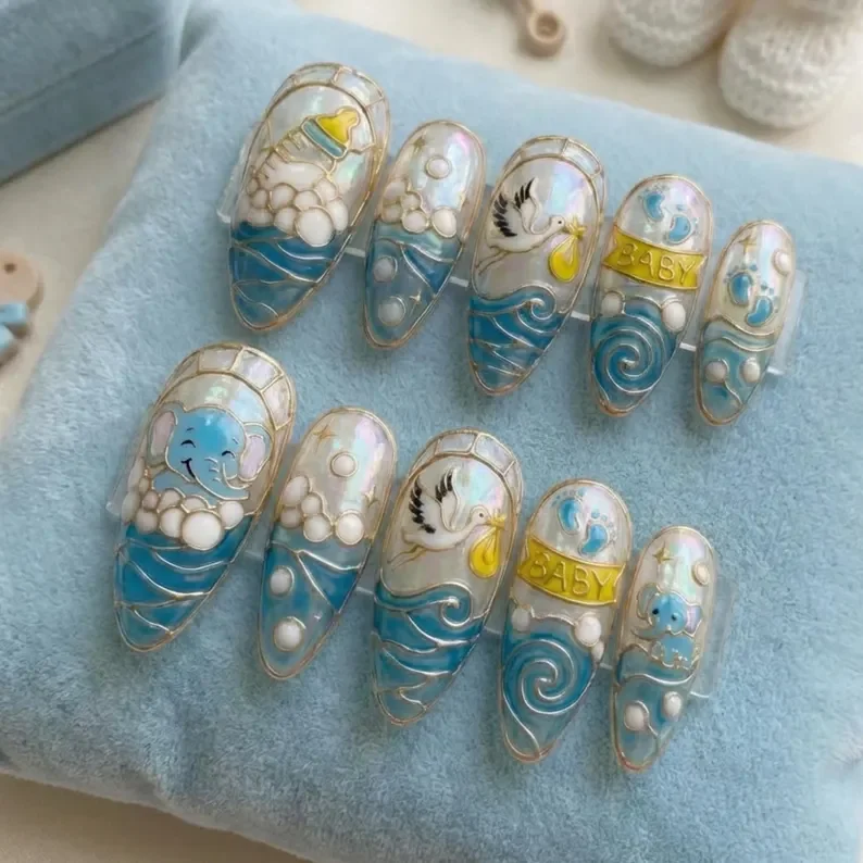 press on nails, custom press on nails, fake nails, Nails Art, stained glass nails, gold press on nails, 3d press on nails, luxury press on nails, handmade press on nails