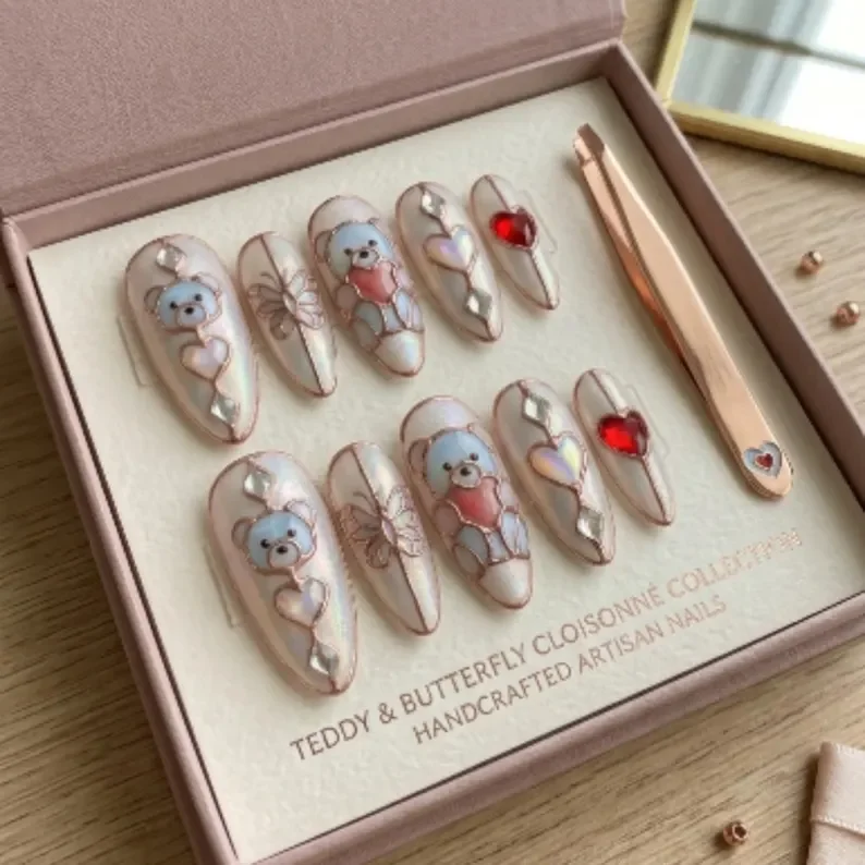 press on nails, custom press on nails, fake nails, Nails Art, stained glass nails, gold press on nails, 3d press on nails, luxury press on nails, handmade press on nails
