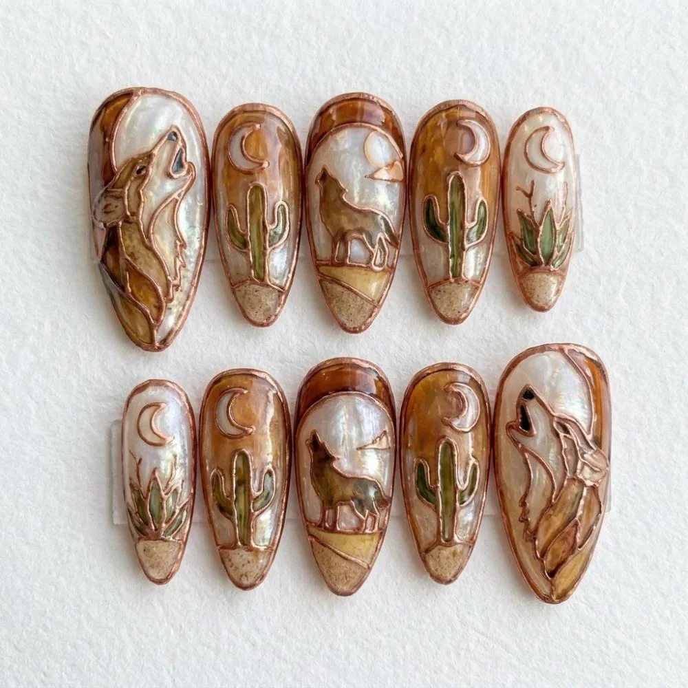 press on nails, custom press on nails, fake nails, Nails Art, stained glass nails, gold press on nails, 3d press on nails, luxury press on nails, handmade press on nails