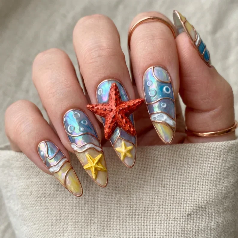 press on nails, custom press on nails, fake nails, Nails Art, stained glass nails, gold press on nails, 3d press on nails, luxury press on nails, handmade press on nails