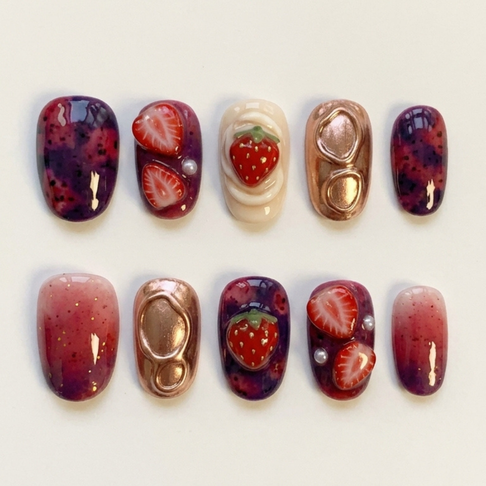 press on nails, custom press on nails, fake nails, Nails Art, stained glass nails, gold press on nails, 3d press on nails, luxury press on nails, handmade press on nails