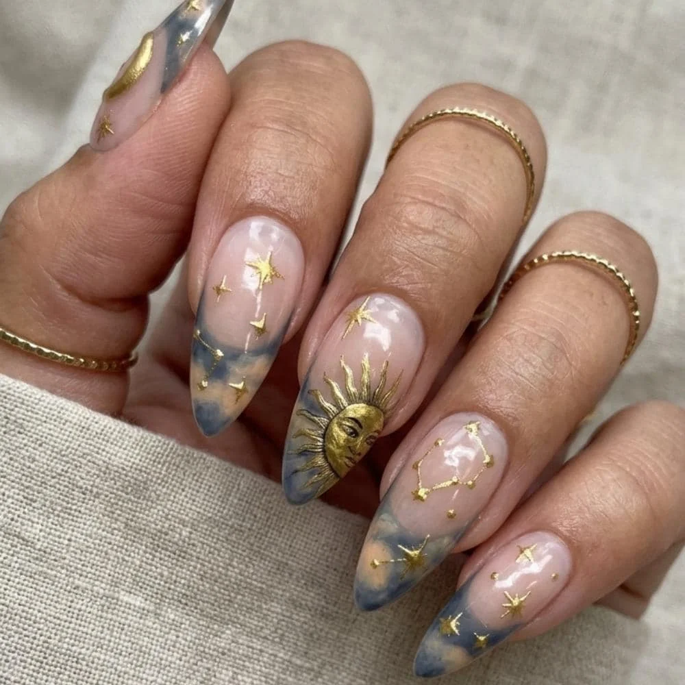 press on nails, custom press on nails, fake nails, Nails Art, stained glass nails, gold press on nails, 3d press on nails, luxury press on nails, handmade press on nails