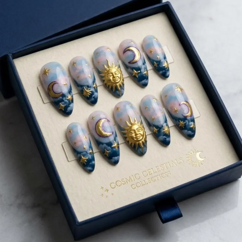 press on nails, custom press on nails, fake nails, Nails Art, stained glass nails, gold press on nails, 3d press on nails, luxury press on nails, handmade press on nails