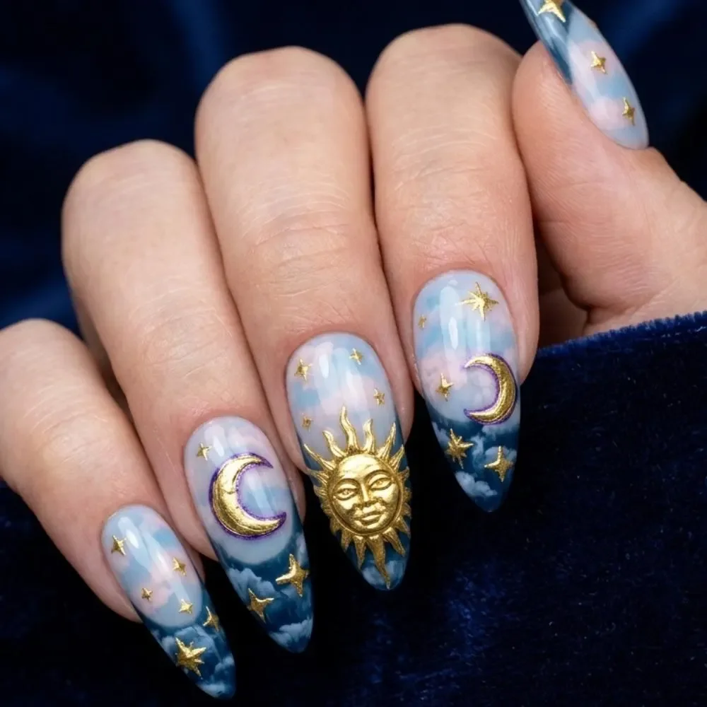 press on nails, custom press on nails, fake nails, Nails Art, stained glass nails, gold press on nails, 3d press on nails, luxury press on nails, handmade press on nails