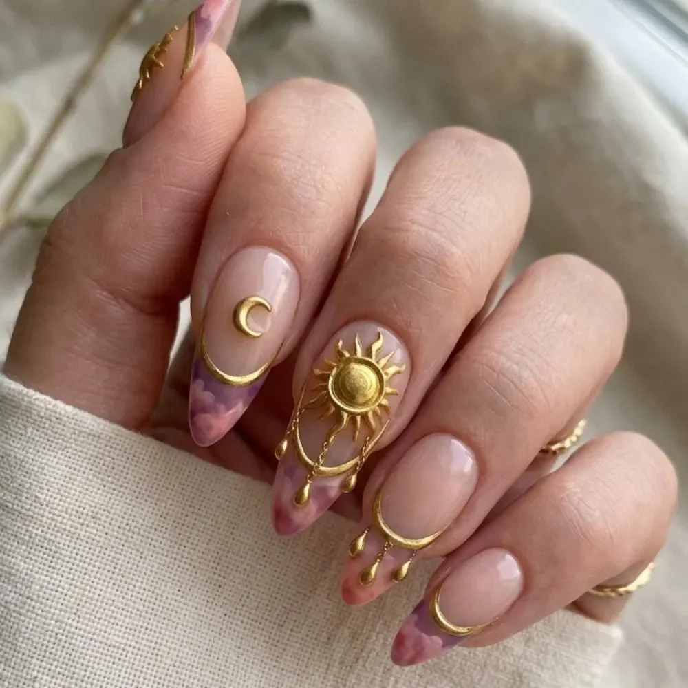 press on nails, custom press on nails, fake nails, Nails Art, stained glass nails, gold press on nails, 3d press on nails, luxury press on nails, handmade press on nails