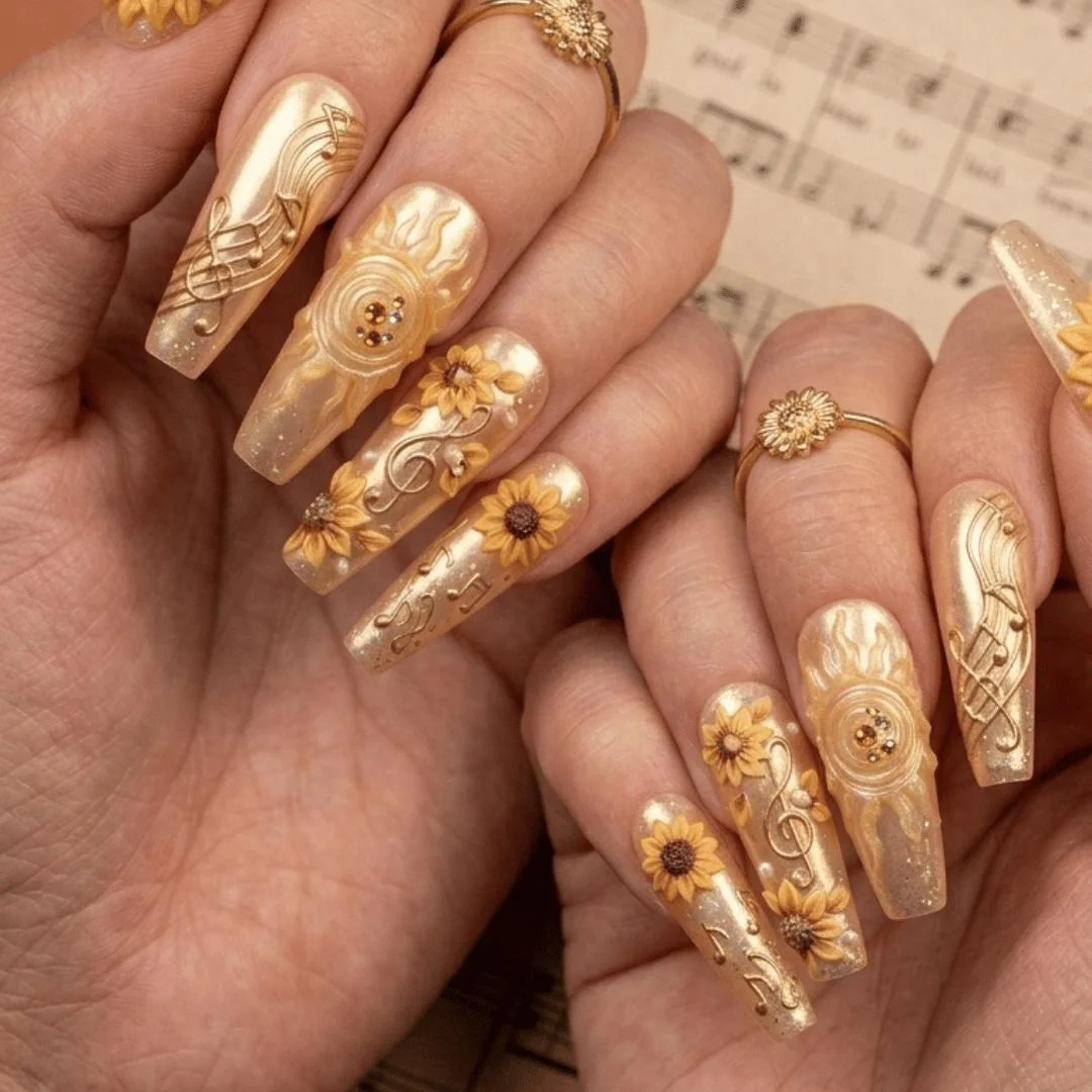 press on nails, custom press on nails, fake nails, Nails Art, stained glass nails, gold press on nails, 3d press on nails, luxury press on nails, handmade press on nails