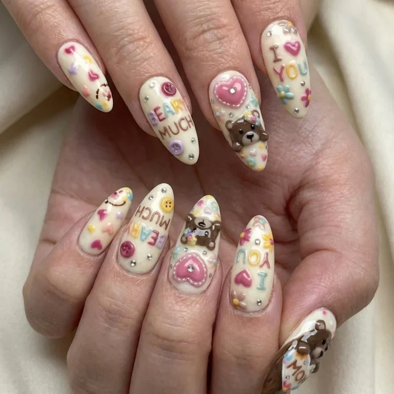 press on nails, custom press on nails, fake nails, Nails Art, stained glass nails, gold press on nails, 3d press on nails, luxury press on nails, handmade press on nails