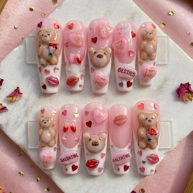 press on nails, custom press on nails, fake nails, Nails Art, stained glass nails, gold press on nails, 3d press on nails, luxury press on nails, handmade press on nails
