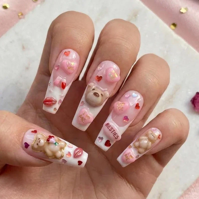 press on nails, custom press on nails, fake nails, Nails Art, stained glass nails, gold press on nails, 3d press on nails, luxury press on nails, handmade press on nails