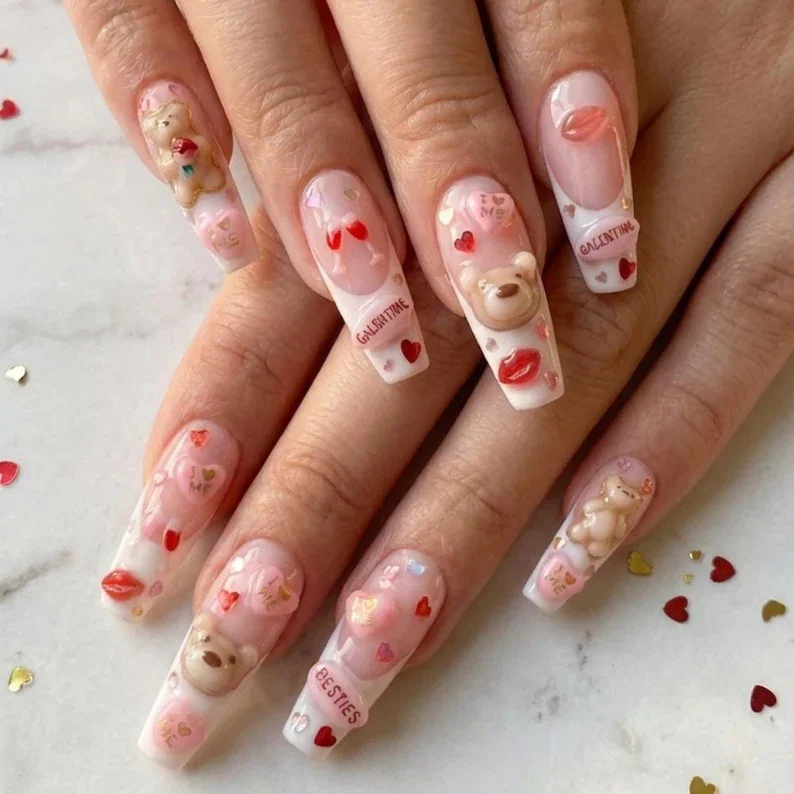 press on nails, custom press on nails, fake nails, Nails Art, stained glass nails, gold press on nails, 3d press on nails, luxury press on nails, handmade press on nails