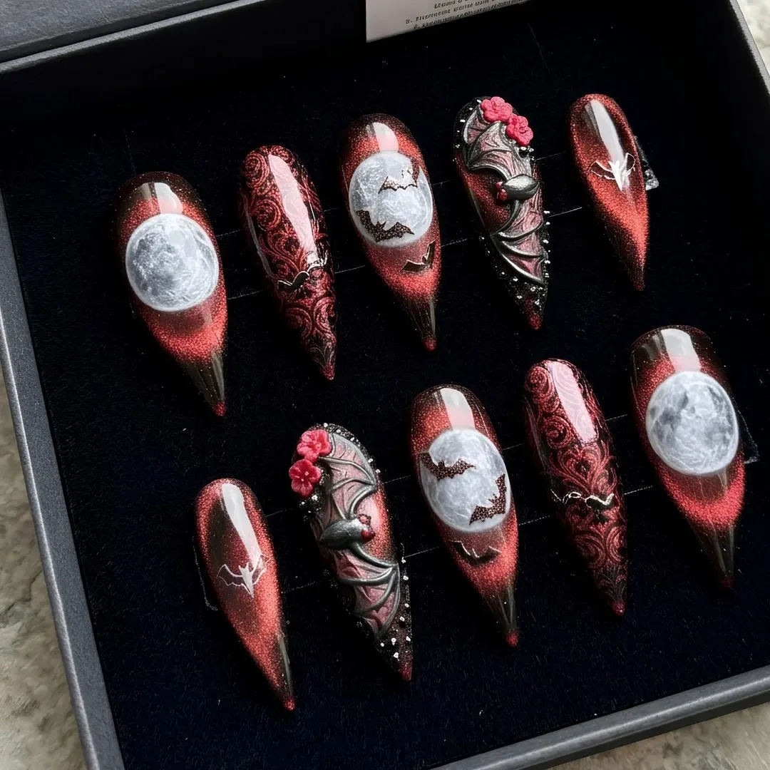press on nails, custom press on nails, fake nails, Nails Art, stained glass nails, gold press on nails, 3d press on nails, luxury press on nails, handmade press on nails