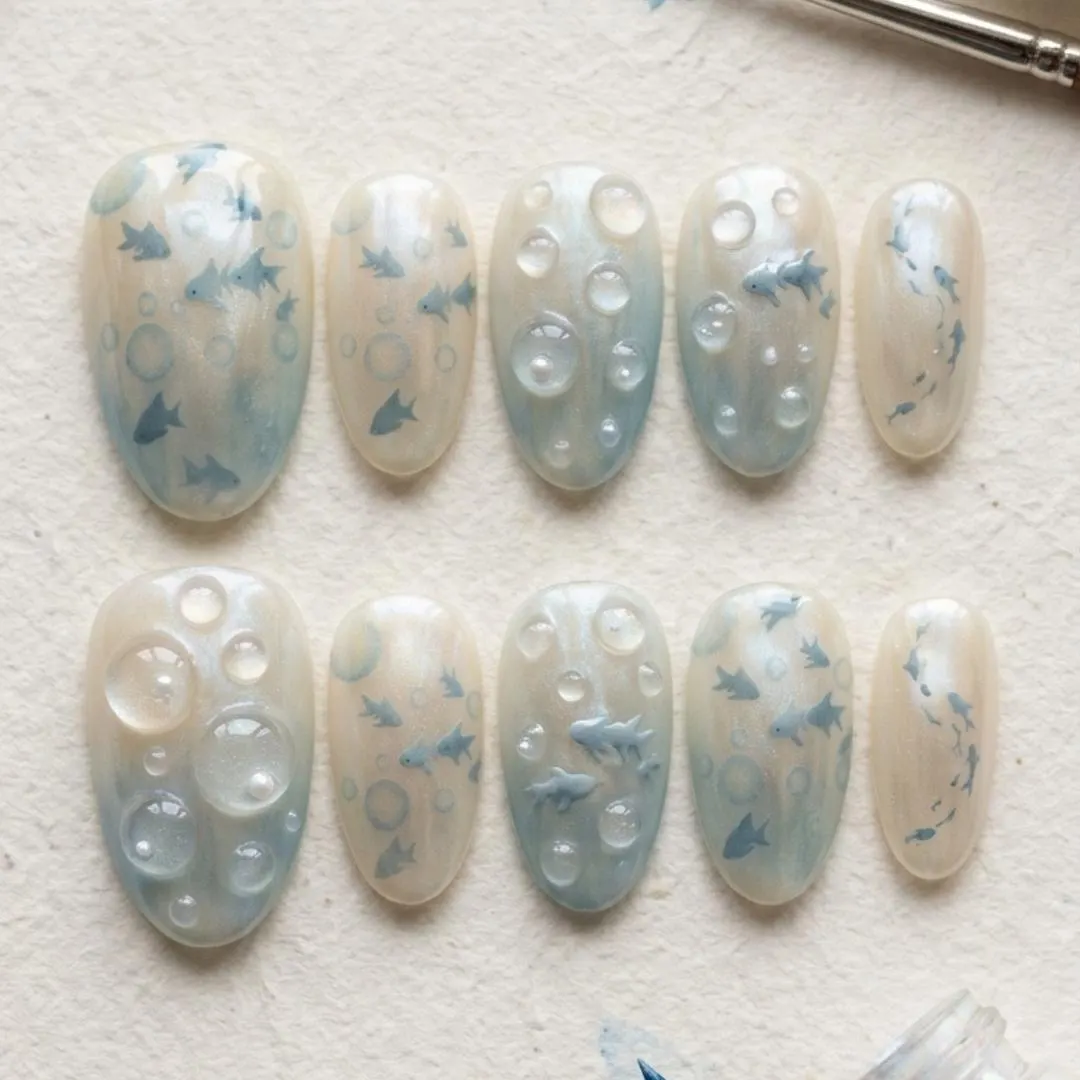 press on nails, custom press on nails, fake nails, Nails Art, stained glass nails, gold press on nails, 3d press on nails, luxury press on nails, handmade press on nails