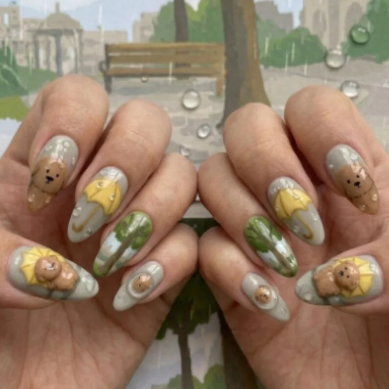 press on nails, custom press on nails, fake nails, Nails Art, stained glass nails, gold press on nails, 3d press on nails, luxury press on nails, handmade press on nails