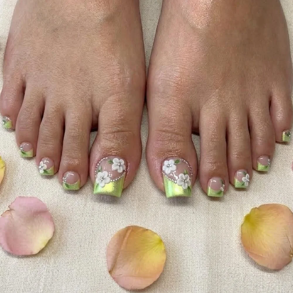 lime green chrome, French tip nails, press on nails, custom press on nails, fake nails, Nails Art, stained glass nails, gold press on nails, 3d press on nails, luxury press on nails, handmade press on nails