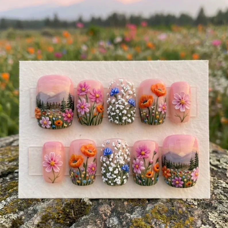press on nails, custom press on nails, fake nails, Nails Art, stained glass nails, gold press on nails, 3d press on nails, luxury press on nails, handmade press on nails