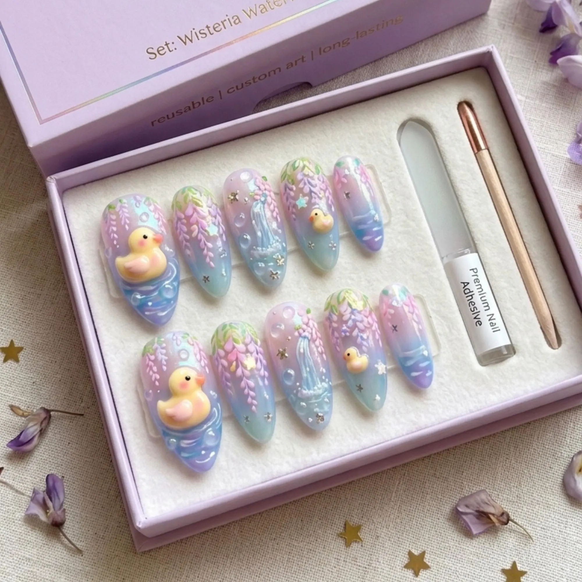 press on nails, custom press on nails, fake nails, Nails Art, stained glass nails, gold press on nails, 3d press on nails, luxury press on nails, handmade press on nails