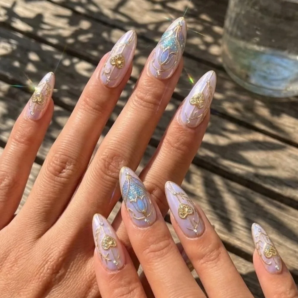 press on nails, custom press on nails, fake nails, Nails Art, stained glass nails, gold press on nails, 3d press on nails, luxury press on nails, handmade press on nails