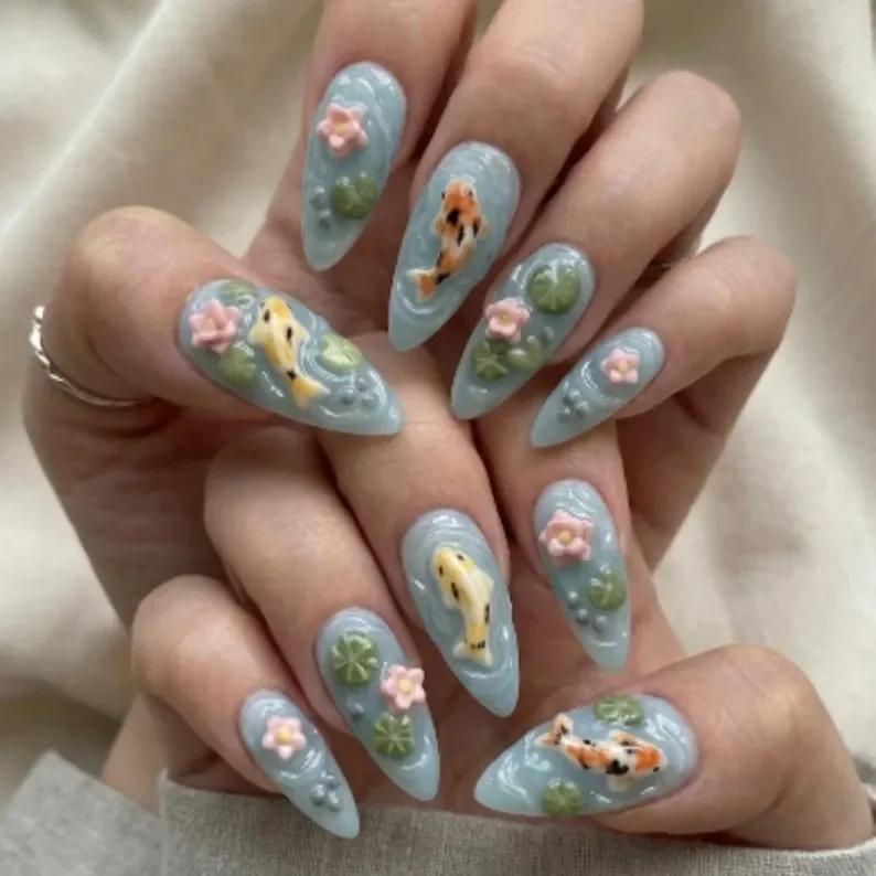 press on nails, custom press on nails, fake nails, Nails Art, stained glass nails, gold press on nails, 3d press on nails, luxury press on nails, handmade press on nails