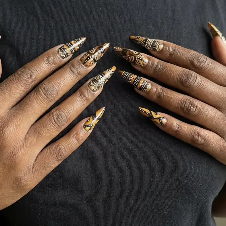 press on nails, hand-painted nails, custom press on nails, fake nails, Nails Art, stained glass nails, gold press on nails, 3d press on nails, luxury press on nails, handmade press on nails