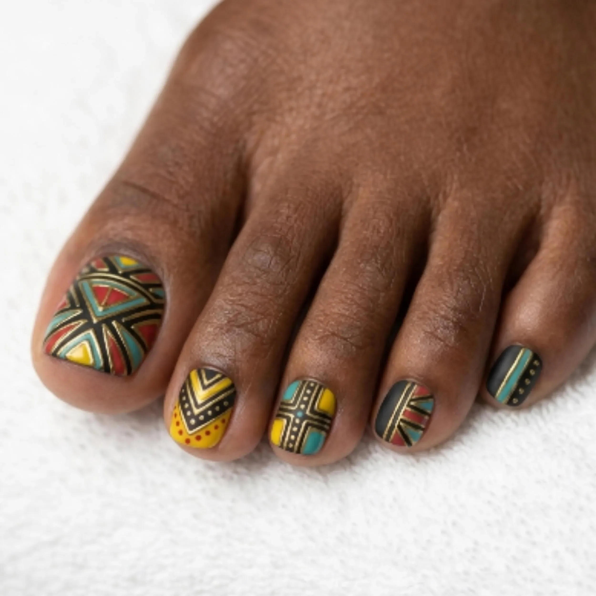Luxury Pedicure, Melanin Pedicure, press on nails, custom press on nails, fake nails, Nails Art, stained glass nails, gold press on nails, 3d press on nails, luxury press on nails, handmade press on nails
